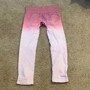 Gymshark pink ombré leggings